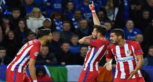 بالفيديو.. ساؤول يسجل الهدف رقم 100 لأتلتيكو في دوري الأبطال